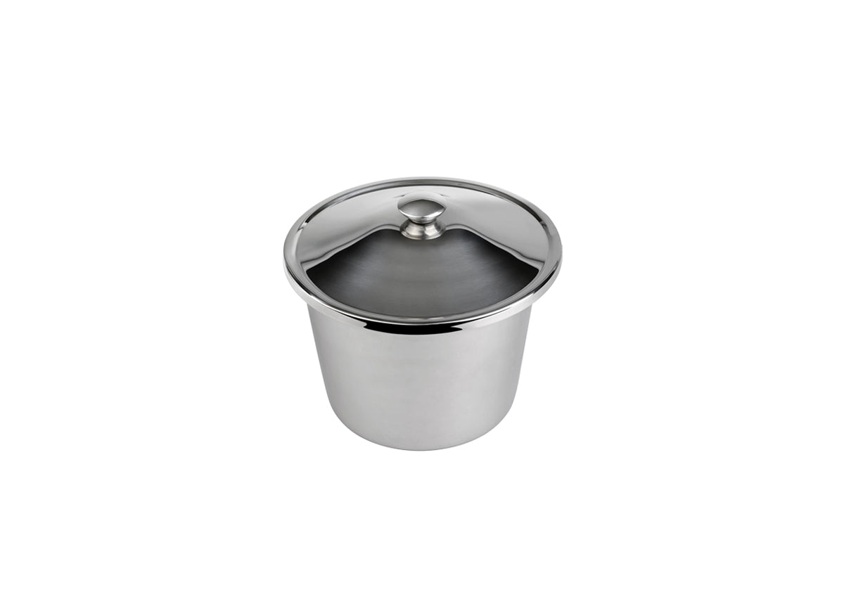 4.5 qt Stainless Steel Bain-Marie with Solid Lid - Pack of 1