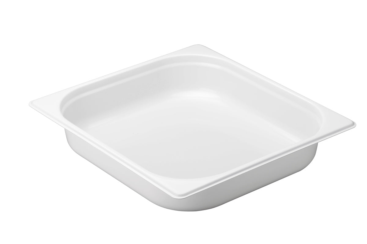 1/2 x 2.5" Porcelain Coated Food Pan - 4.25 qt - Pack of 1