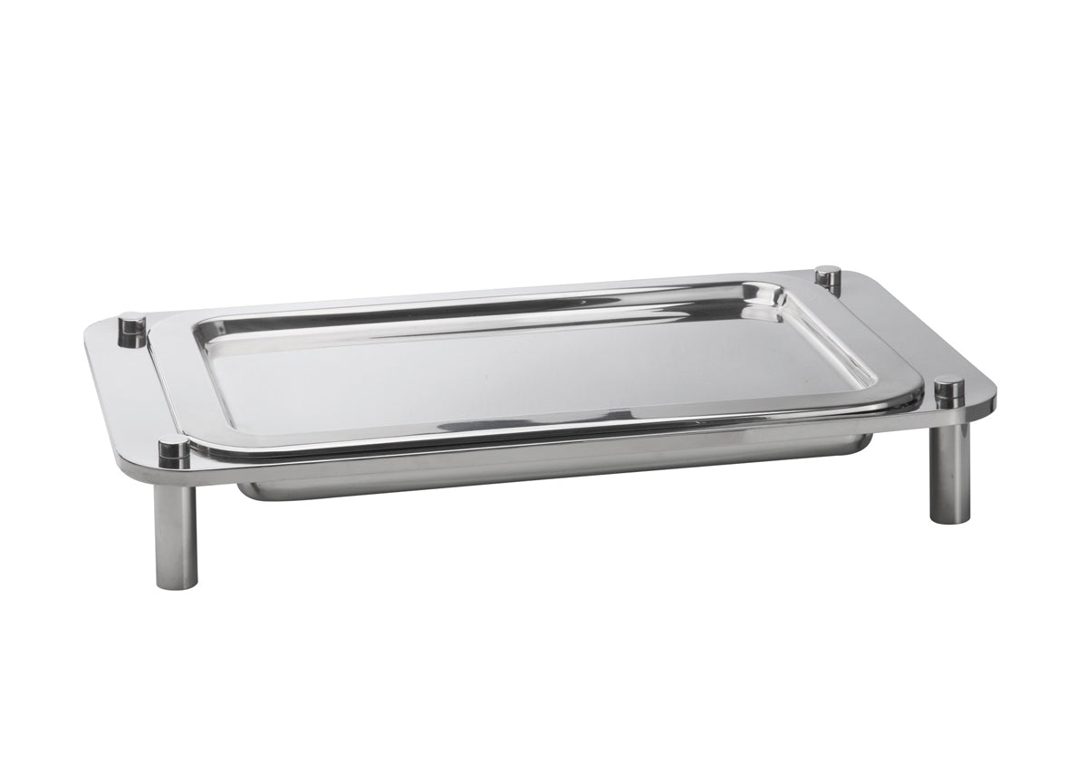 24.25" x 13.75" Stainless Domino Cold Display Set - Pack of 1