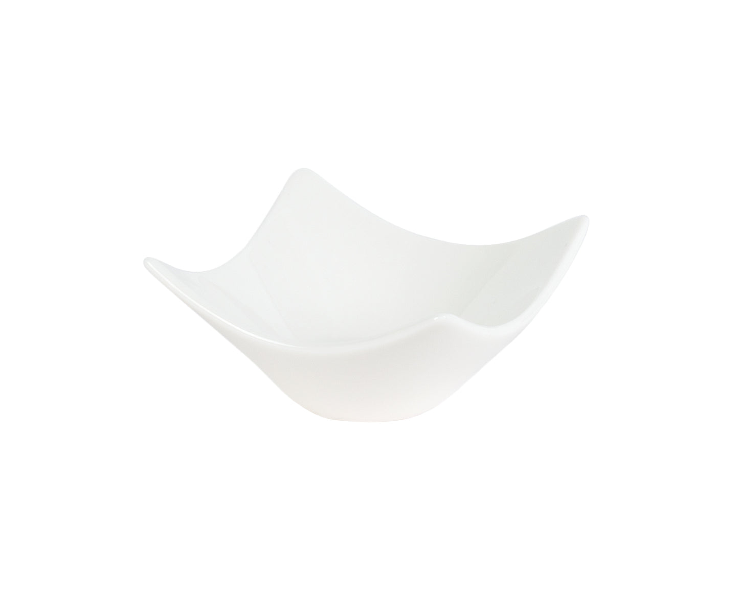 2 oz Square Fusion Dish - White - Pack of 1