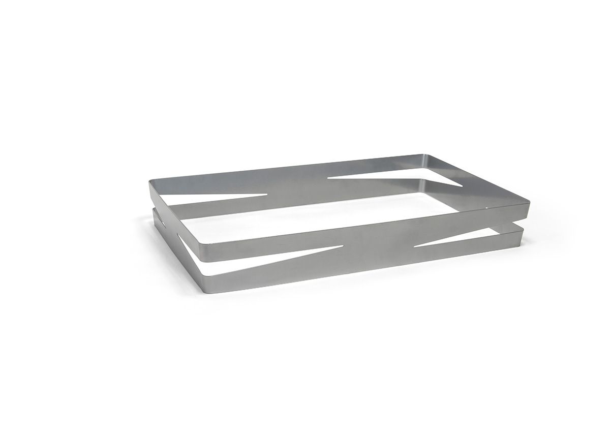 Full Size Zig Zag Housing - Shallow - Silver - Pack of 2
