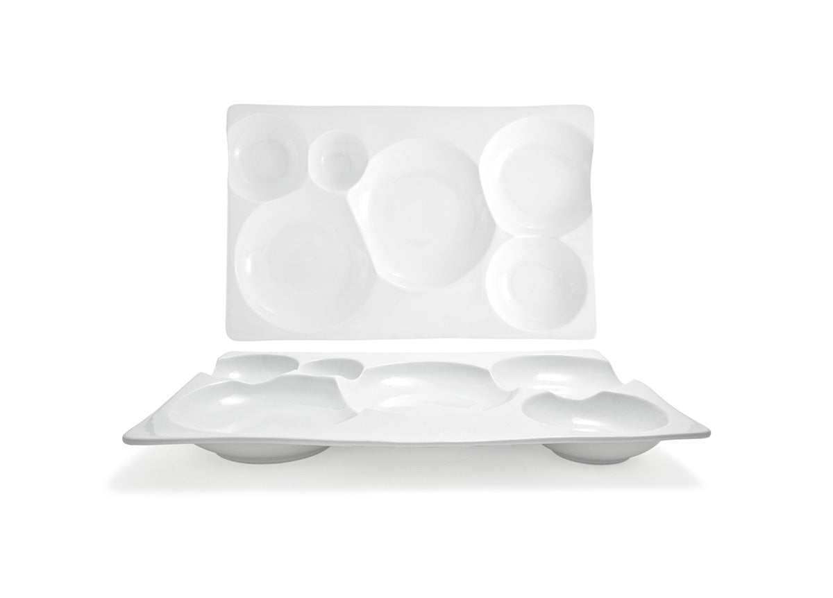 15.5" x 10" Harmony Bento™ Platter - Pack of 4