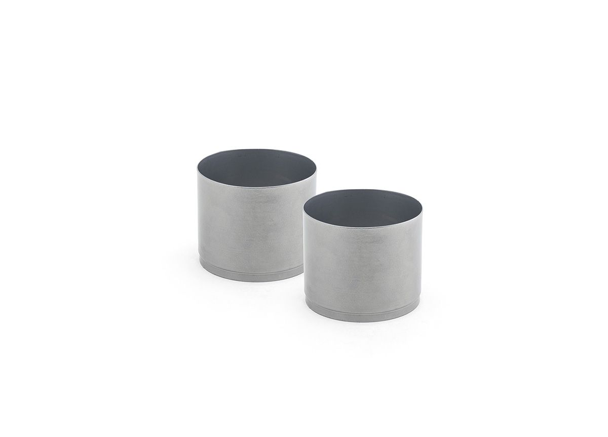 Fuel Cell Risers - Set of 2 - Silver - Pack of 1