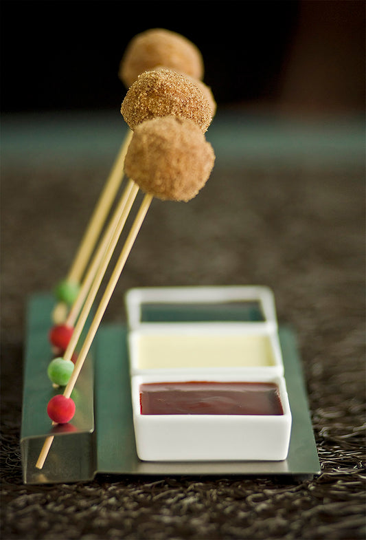 9.25" x 4.75" Brushed Stainless Pick Display - Silver - Pack of 4