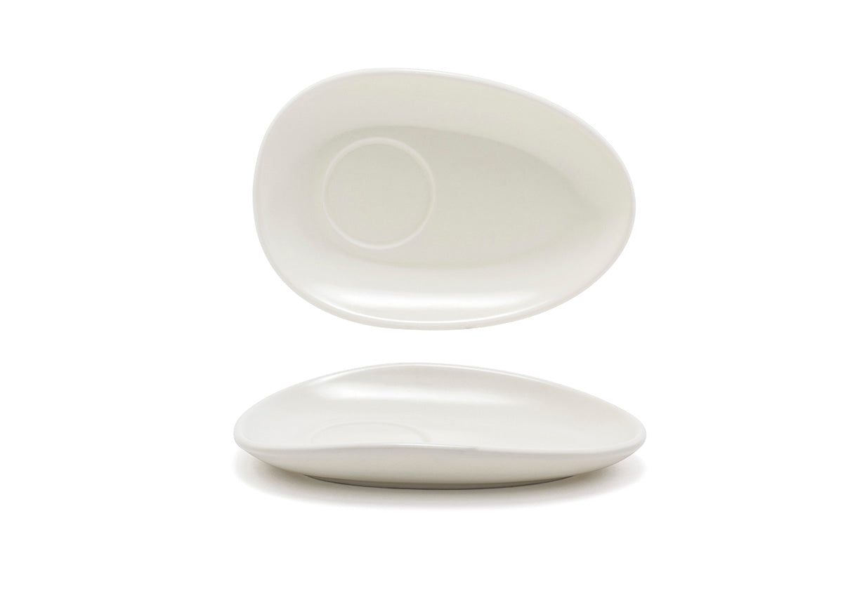 7" Oval Tides® Saucer - Scallop - Pack of 12