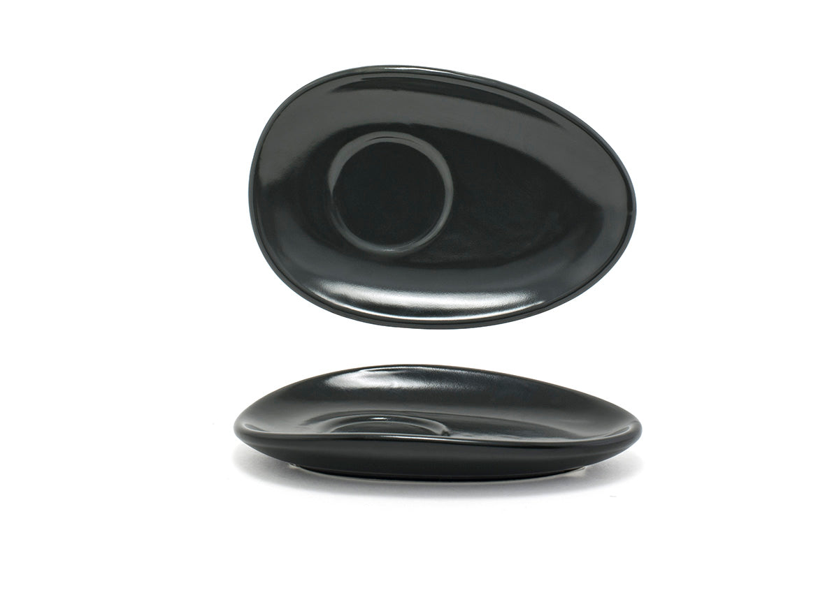7" Oval Tides® Saucer - Mussel - Pack of 12