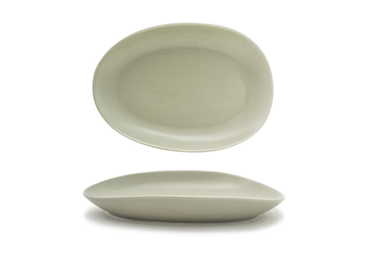 10" Oval Tides® Plate - Pumice - Pack of 4