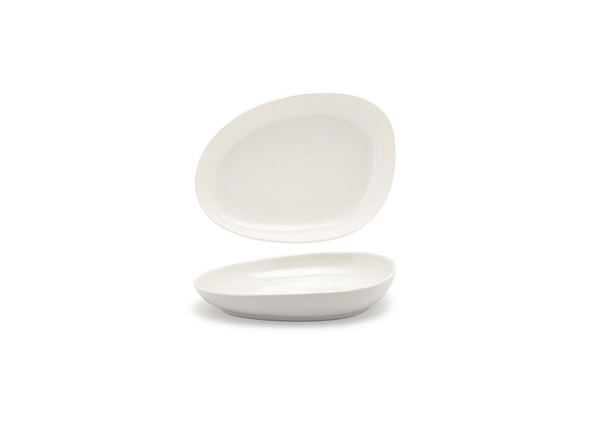 8" Oval Kiln® Plate - Vanilla Bean - Pack of 12