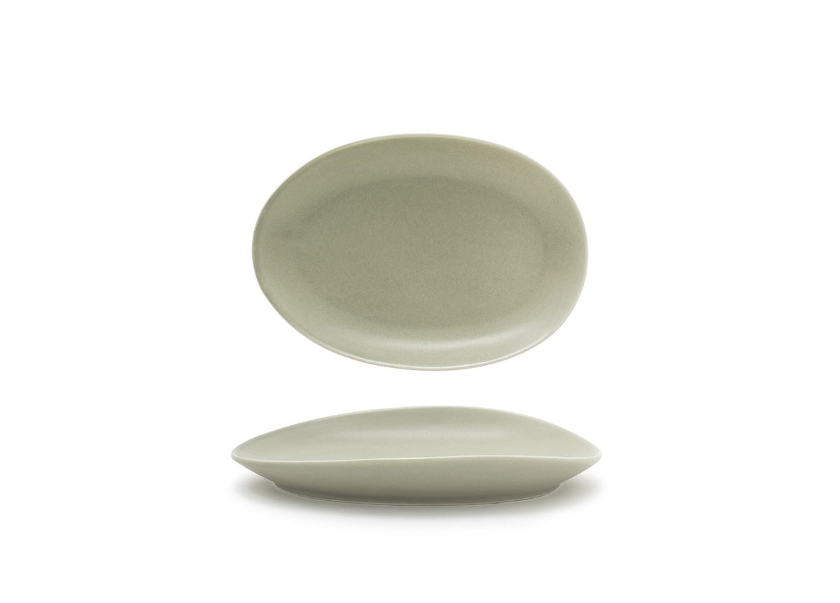 8" Oval Tides® Plate - Pumice - Pack of 6