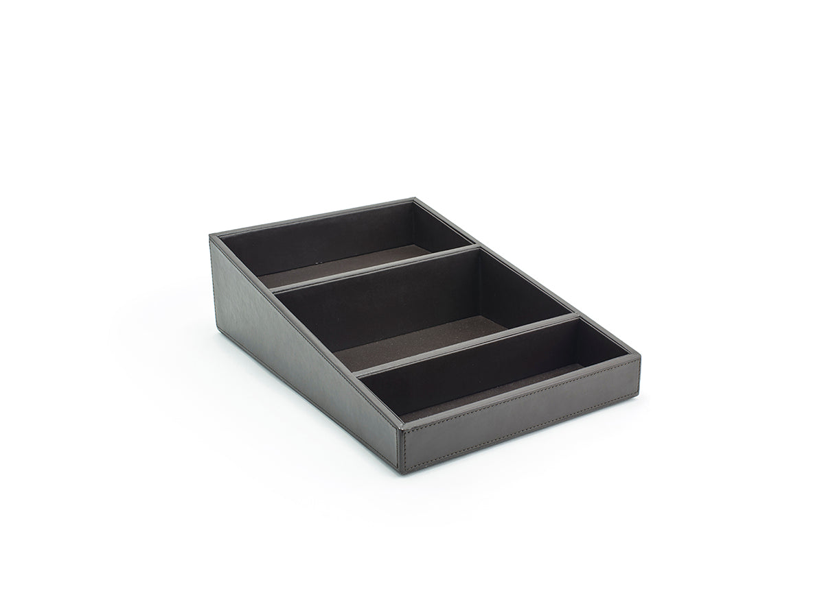 14.75" x 9.75" London Tiered Tray - Brown - Pack of 2