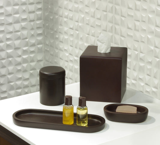 5" Oval Miami Dish - Chocolate - Pack of 12