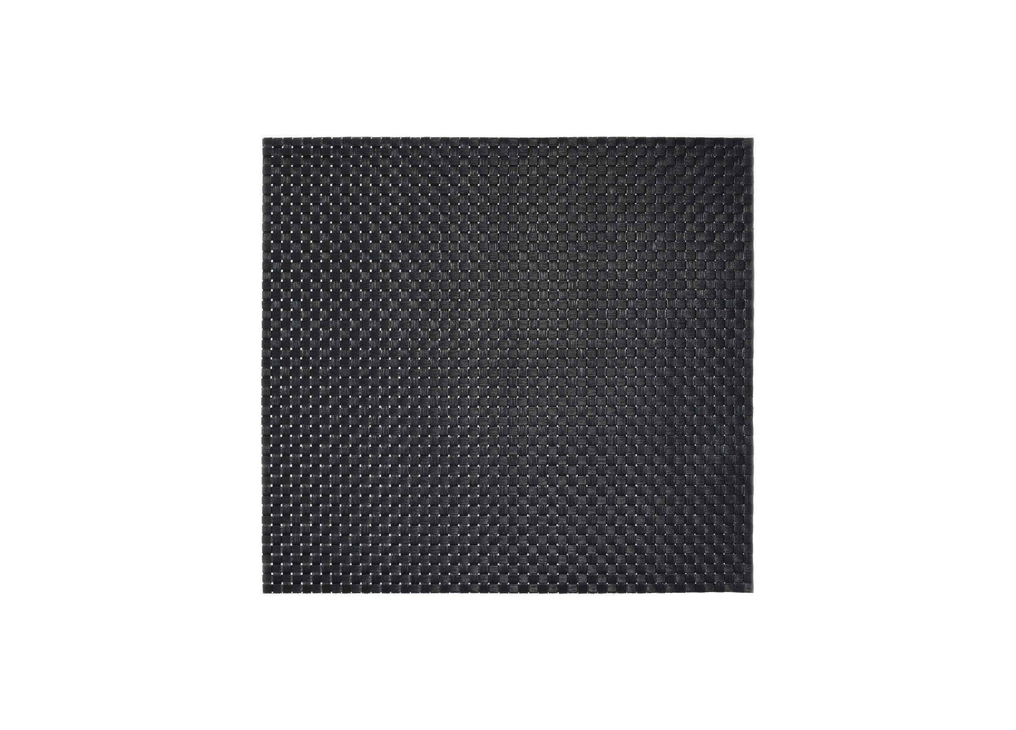 14" x 13" Metroweave® Large Basketweave Mat - Black - Pack of 12