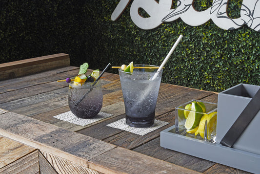 14oz Drinkwise® Hammered Rocks - Smoke - Pack of 12