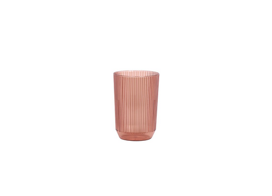 12 oz Fluted Rocks - Rose - Pack of 12