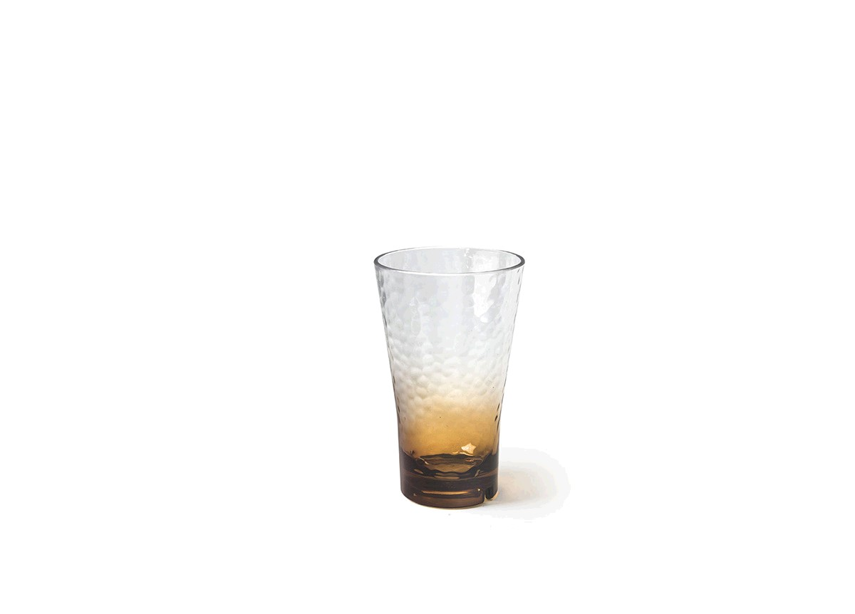 16oz Drinkwise® Hammered Highball - Amber - Pack of 12