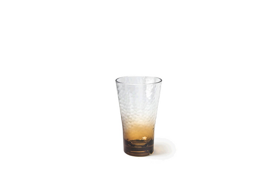 16oz Drinkwise® Hammered Highball - Amber - Pack of 12