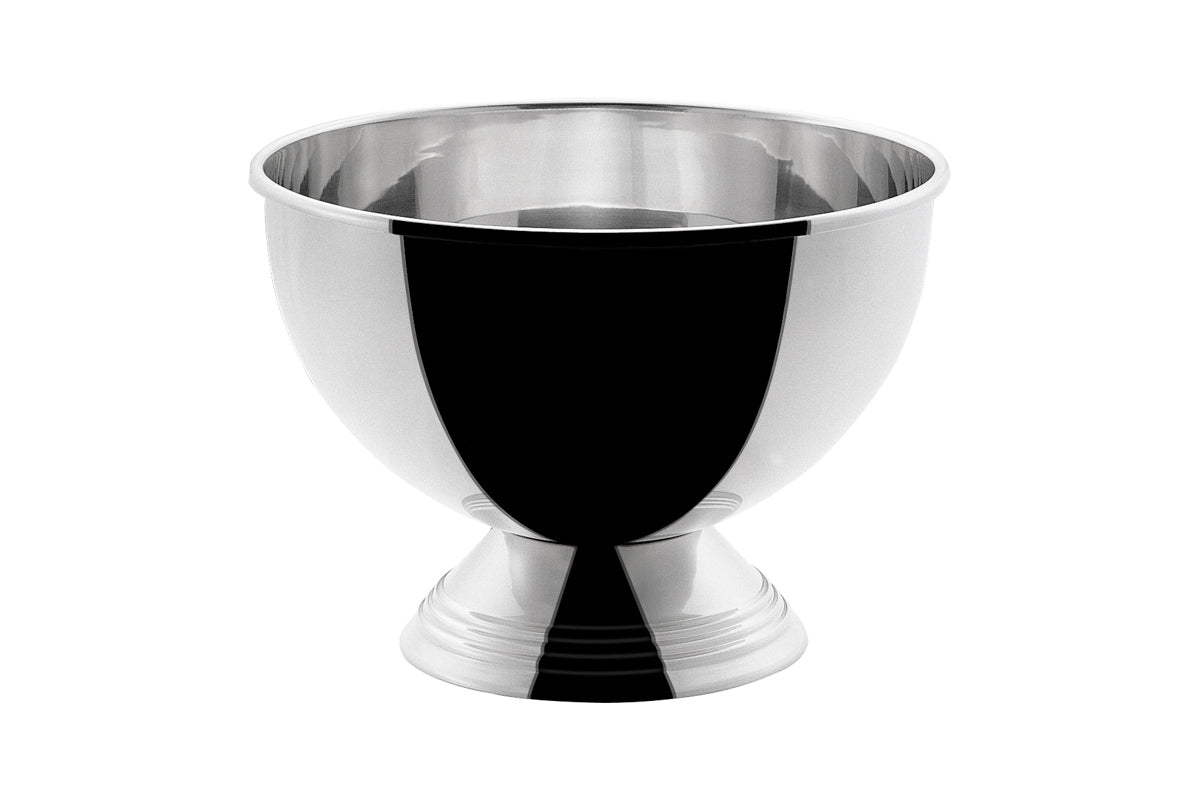 17.5" Round Mirrored Stainless Bowl - 676 oz - Silver - Pack of 1