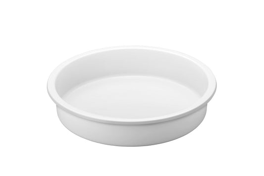 11.75" Round x 3" Porcelain Coated Food Pan - 4.8 qt - Pack of 1