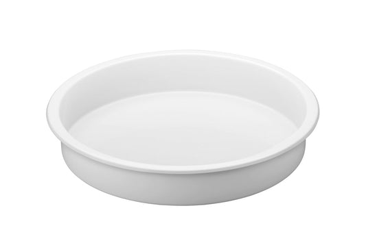 14" Round x 2.5" Porcelain Coated Food Pan - 6.9 qt - Pack of 1