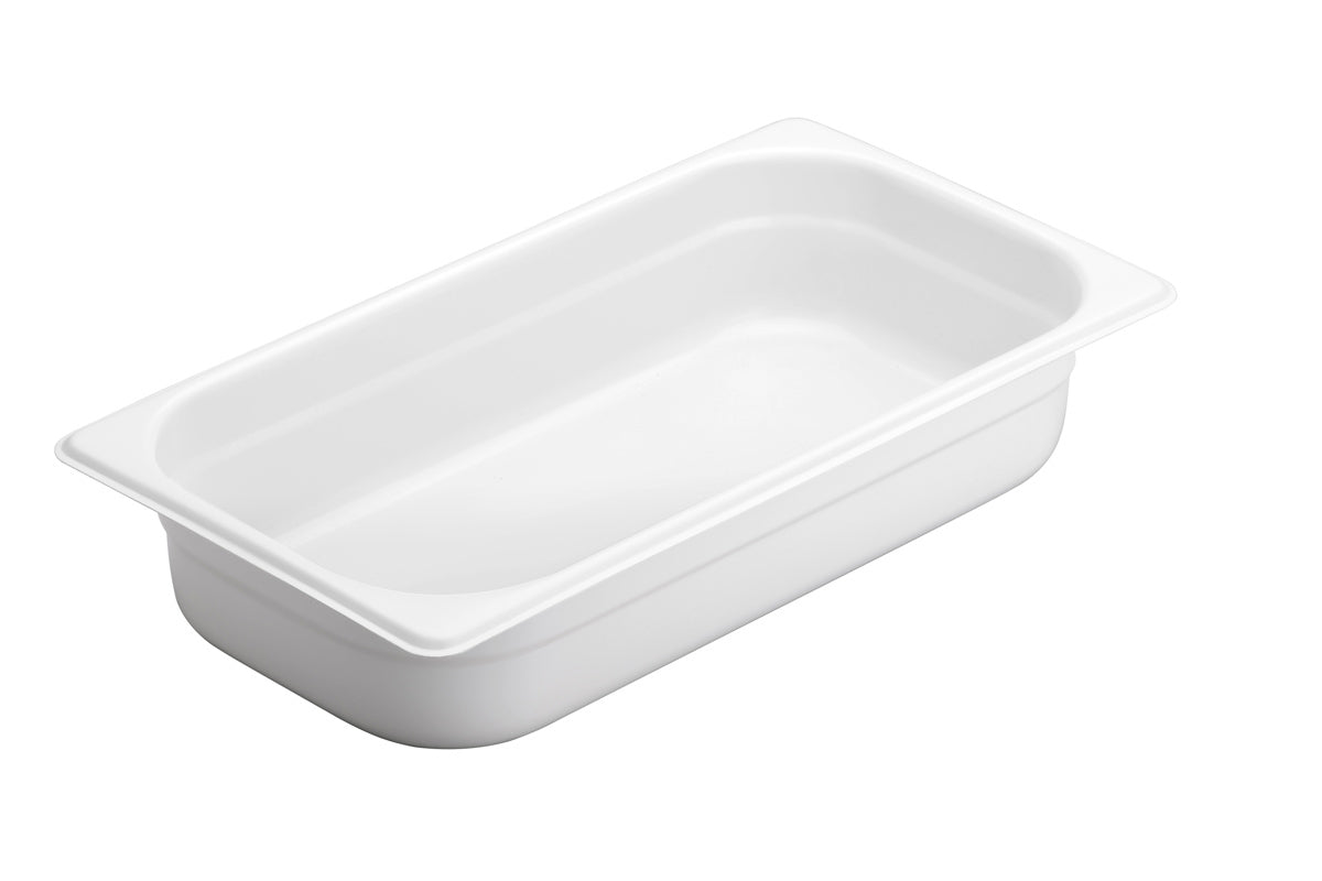 1/3 x 2.5" Porcelain Coated Food Pan - 2.6 qt - Pack of 1