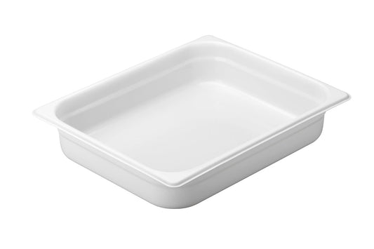 2/3 x 2.5" Porcelain Coated Food Pan - 5.8 qt - Pack of 1