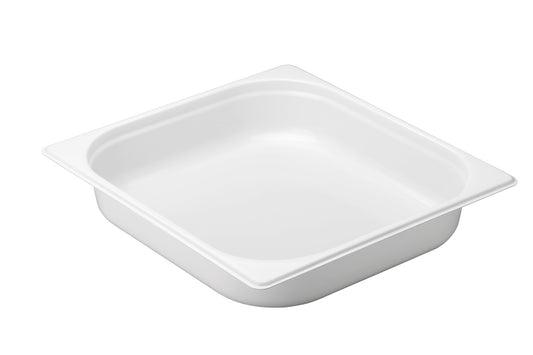 1/2 x 2.5" Porcelain Coated Food Pan - 4.25 qt - Pack of 1