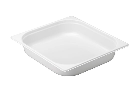 1/2 x 2.5" Porcelain Coated Food Pan - 4.25 qt - Pack of 1