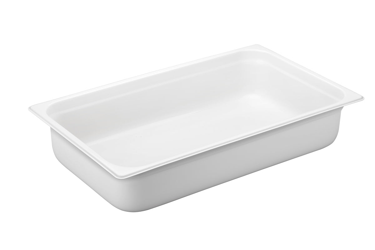 Full x 4" Porcelain Coated Food Pan - 12.5 qt - Pack of 1