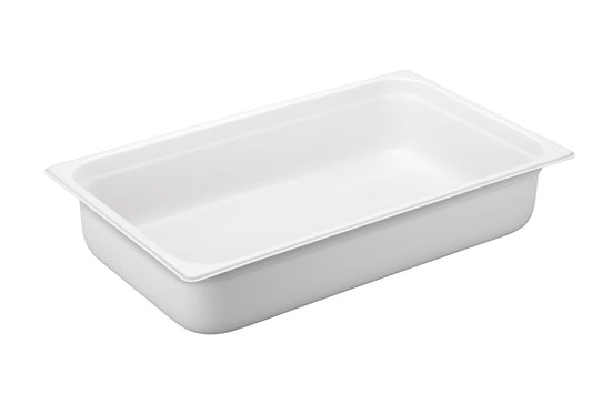 Full x 4" Porcelain Coated Food Pan - 12.5 qt - Pack of 1