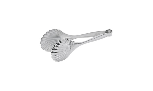 7" Shell Serving Tongs - Silver - Pack of 6