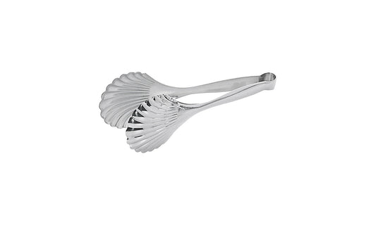 7" Shell Serving Tongs - Silver - Pack of 6
