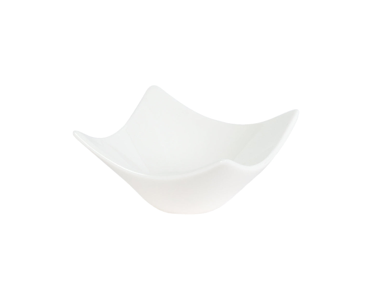 2 oz Square Fusion Dish - White - Pack of 1