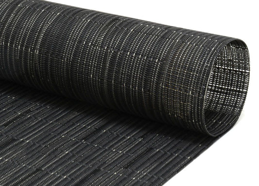 14" x 11" Metroweave® Rush Mat - Coal - Pack of 12