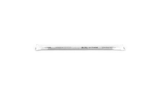 5.5" Long Lasting Wrapped Paper Slim Straw - Black - Pack 2400 - Pack of 1