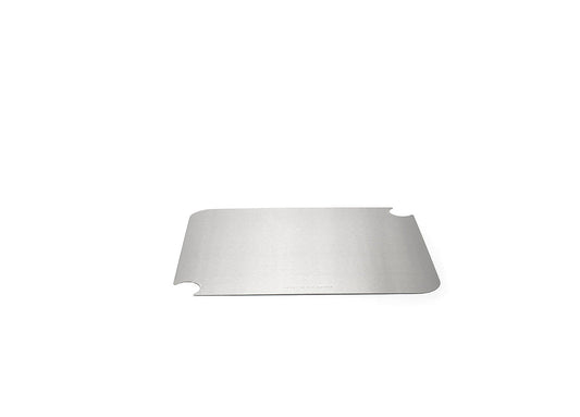 11.5" x 9" Brushed Stainless Cooling Cover - Silver - Pack of 2