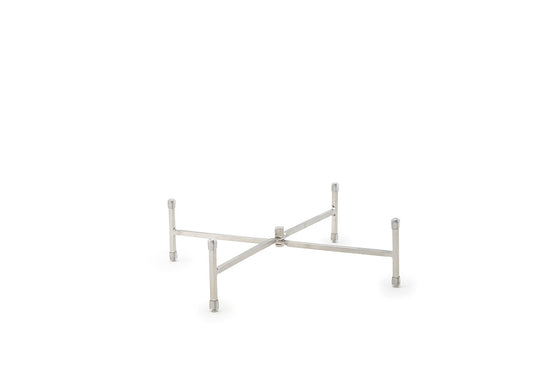 11.5" Brushed Stainless Riser/Trivet - Silver - Pack of 6