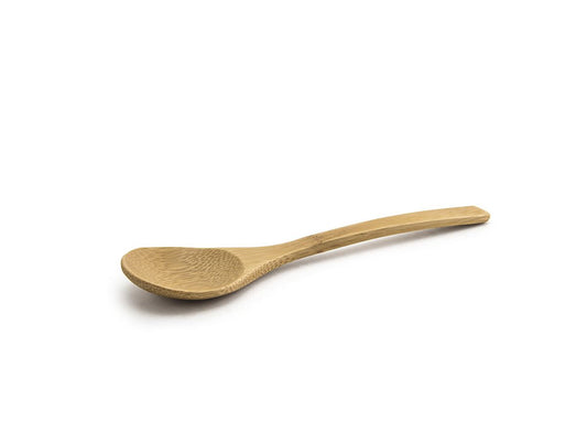 6.5" Bamboo Wide Mouth Spoon - Pack of 12