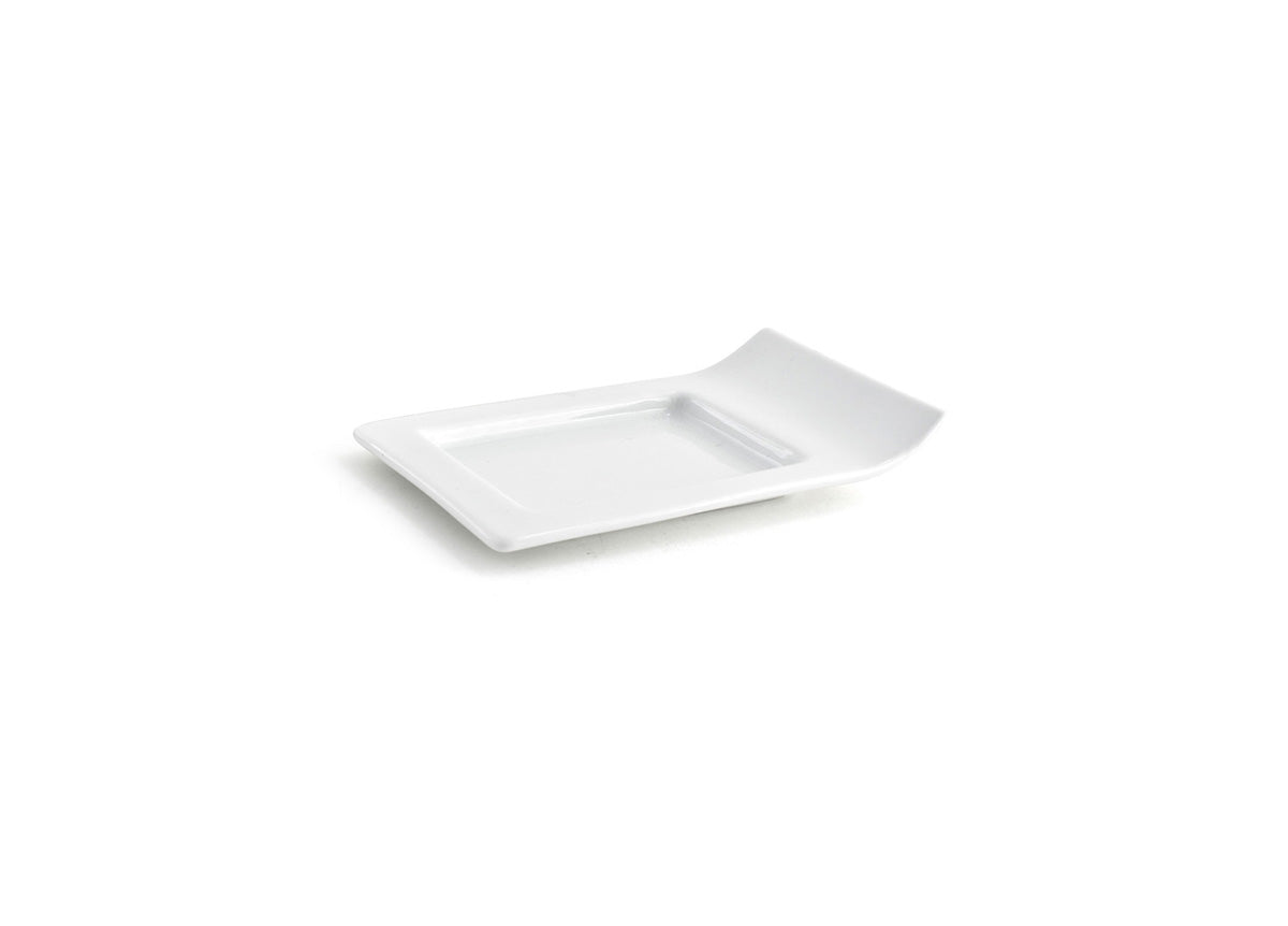 5.75" x 3.75" Nami™ Porcelain Plate - Pack of 12