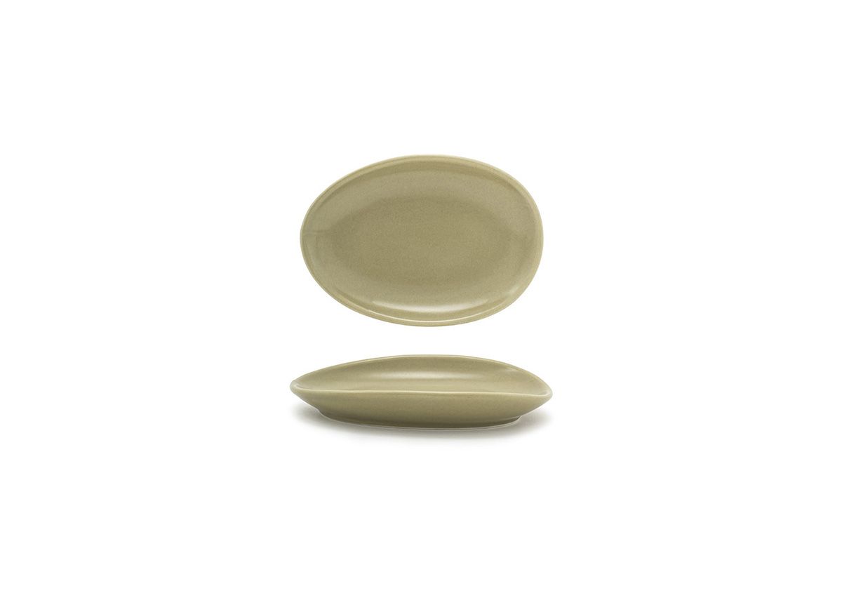 5.5" Oval Tides® Plate - Sea Grass - Pack of 12