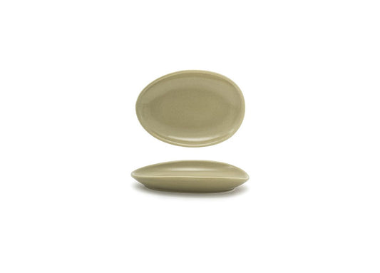 5.5" Oval Tides® Plate - Sea Grass - Pack of 12