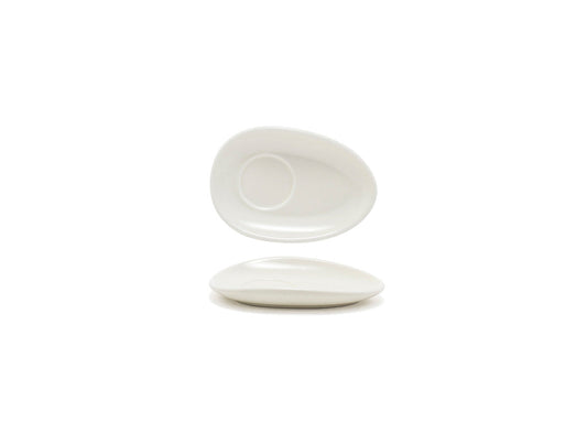 5" Oval Tides® Saucer - Scallop - Pack of 12