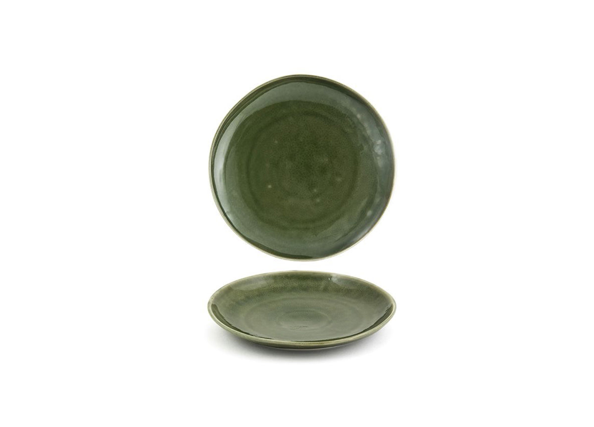 10" Round Kiln® Plate - Leek - Pack of 6