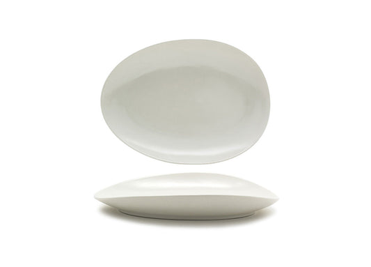 12" Oval Tides® Plate - Scallop - Pack of 2