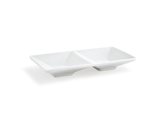 9" x 4.5" Kyoto™ Divided Dish - 6 oz - Pack of 6