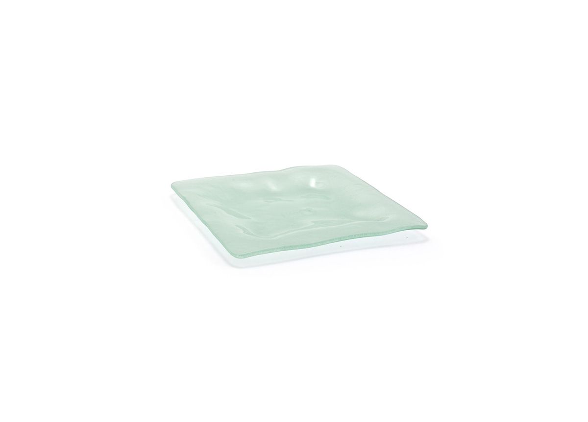 8" Square Arctic™ Plate - Frosted - Pack of 6