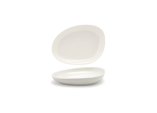 8" Oval Kiln® Plate - Vanilla Bean - Pack of 12