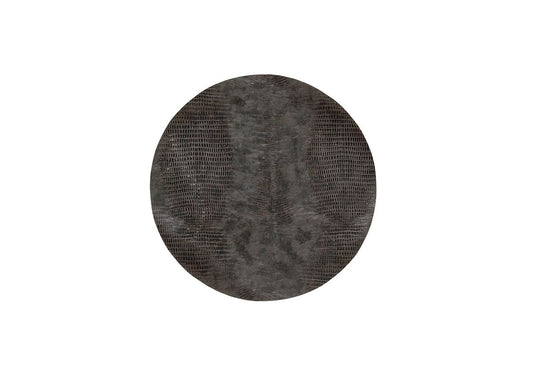 12" Round Sumatra Mat/Liner - Graphite - Pack of 12