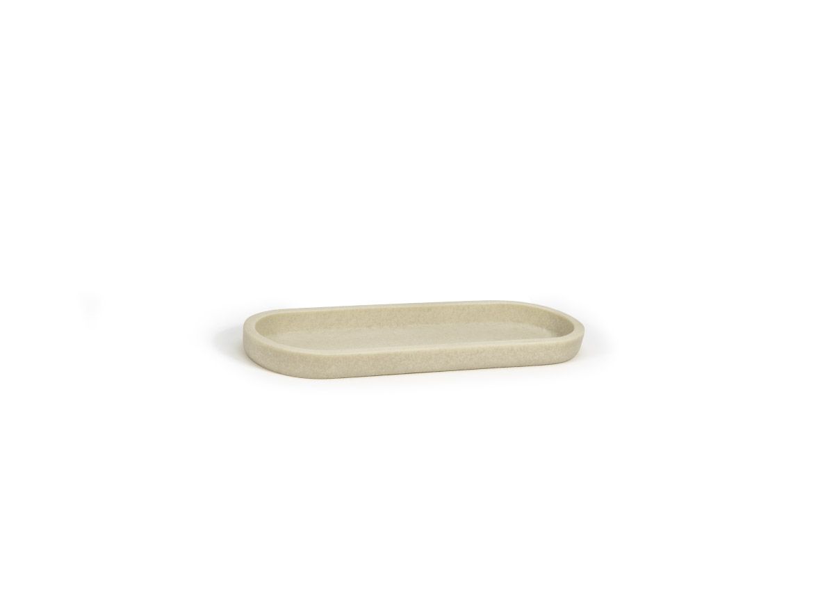 10.5" x 3.75" Miami Tray - Sand - Pack of 6