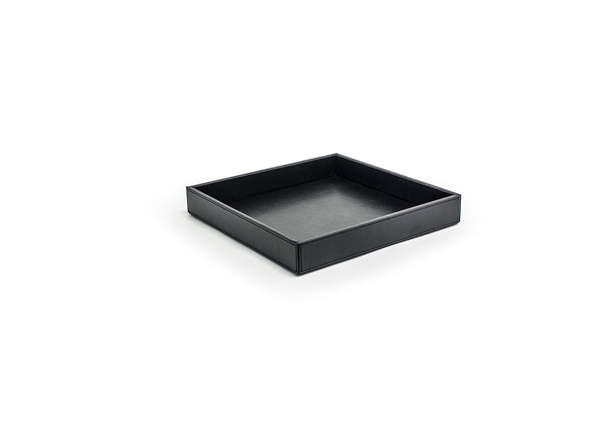 12" Square London Tray - Black - Pack of 4