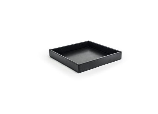 12" Square London Tray - Black - Pack of 4